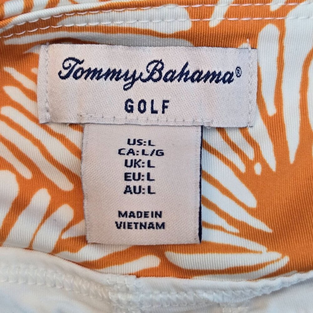 Tommy Bahama Golf Skort Orange White L Pickleball Athleisure Sporty Resort NWT - Picture 7 of 11